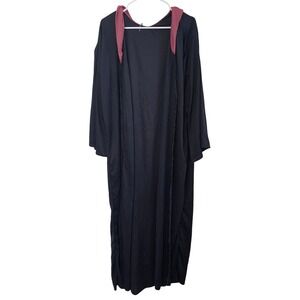 Rubies Harry Potter Gryffindor Costume Robe Black Burgundy Hooded Cloak USA Made